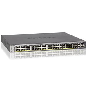 NETGEAR Inc. S3300-52X-PoE+ 10Gアップリンク PoE+ ギガ48P L2+スマートスイッチ