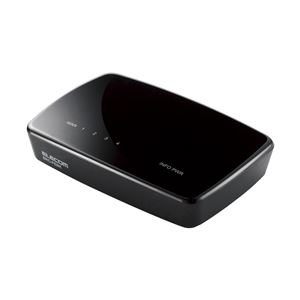 エレコム 有線LANルーター親機／100Mbps／ブラック