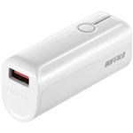 バッファロー（サプライ） モバイルバッテリー 3350mAh 自動判別 1ポート ホワイト