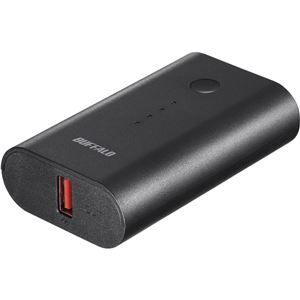 バッファロー（サプライ） モバイルバッテリー 6700mAh 自動判別 1ポート ブラック