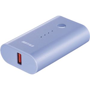 バッファロー（サプライ） モバイルバッテリー 6700mAh 自動判別 1ポート ブルー