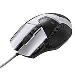 エレコム ゲーミングマウス／光学式／ハードウェアマクロ搭載／16000dpi／重量バランス調整可能／セラミックソール／13ボタン／有線／ホワイト