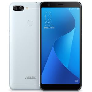 ASUS TeK ZenFone Max Plus （M1） （MediaTek MT6750T ／ メモリ4GB ／ストレージ32GB） アズールシルバー