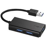 バッファロー（サプライ） USB3.0 バスパワー 3ポート ハブ ブラック