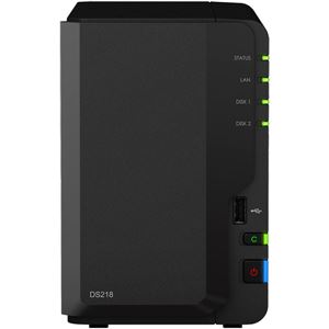 Synology DiskStation DS218 クアッドコアCPU搭載多機能パーソナルクラウド2ベイNASキット