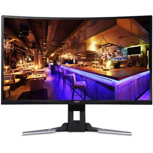 Acer 31.5インチゲーミング液晶モニター XZ321QUbmijpphzx（VA／非光沢／2560x1440／WQHD／300cd／1ms／144Hz／HDMI・DisplayPort／miniDisplayPort／Free-Sync／HDR）