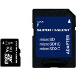 SUPERTALENT UHS-I microSDXCメモリーカード 512GB Class10SDXC変換アダプタ付