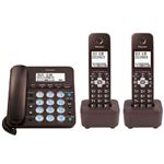 パイオニア デジタルコードレス留守番電話機 子機2台付 ブラウン TF-SA36W(BR)