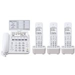 パイオニア デジタルコードレス留守番電話機 子機3台付 ホワイト TF-SE16T(W)