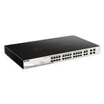 D-Link DGS-1210-28 ギガビットL2スマートスイッチ10／100／1000BASE-Tポート×28、SFPコンボスロット×4、リミテッドライフタイム保証対象