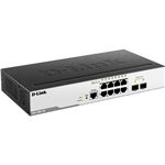 D-Link DGS-3000-10L Managed L2スイッチ10／100／1000BASE-Tポート×8、SFPスロット×2、リミテッドライフタイム保証