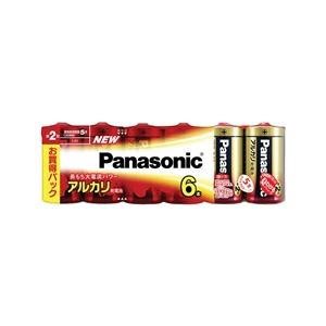 パナソニック（家電） アルカリ乾電池 単2形 6本シュリンクパック