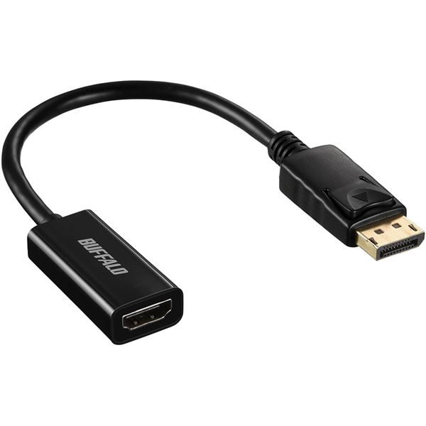 バッファロー（サプライ） DisplayPort-HDMI変換アダプタ ブラック BDPHDBK b04