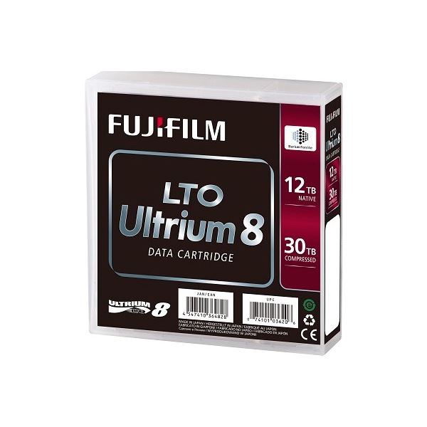 富士フイルム LTO Ultrium8 データカートリッジ 12.0/30.0TB LTO FB UL-8 12.0T J b04