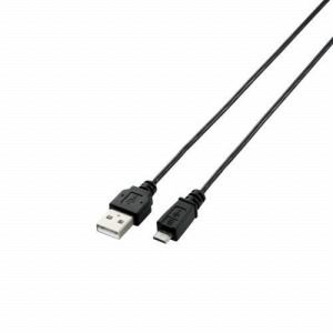 ELECOM（エレコム） 極細Micro-USB（A-MicroB）ケーブル MPA-AMBXLP10BK - 拡大画像