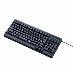 [ELECOM（エレコム）] USB＆PS／2対応フルキーボード TK-UP01MABK - 拡大画像