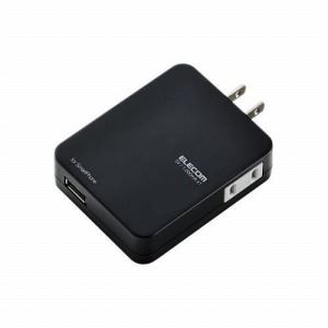 ELECOM（エレコム） USB充電ポート付きタップ T-US01-11100BK - 拡大画像