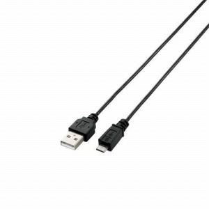 ELECOM（エレコム） 極細Micro-USB（A-MicroB）ケーブル U2C-AMBX15BK - 拡大画像
