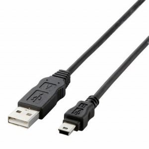 ELECOM（エレコム） (RoHS指令準拠)エコUSBケーブル（A-miniB・1m） USB-ECOM510 - 拡大画像