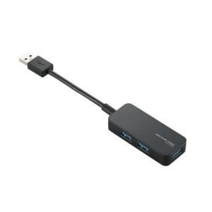 [ELECOM（エレコム）] 3ポートUSB3.0ハブ U3H-K304BBK