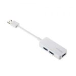[ELECOM（エレコム）] 3ポートUSB3.0ハブ U3H-K304BWH