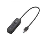 [ELECOM（エレコム）] マグネット付き4ポートUSB3.0ハブ U3H-T405BBK