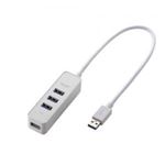 [ELECOM（エレコム）] マグネット付き4ポートUSB3.0ハブ U3H-T405BWH