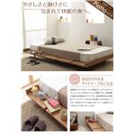 ピアット 北欧調ベッド ナチュラルブラウン