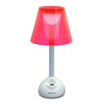 ソーラー+USB LEDライト レッド
