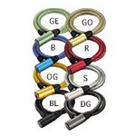 ブリヂストン　ロックキー【ワイヤー錠】アルロック　７０ｃｍ　GO（ゴールド）