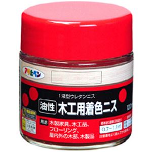 【訳あり・在庫処分】アサヒペン 油性木工用着色ニス 透明(クリヤ) 100ml