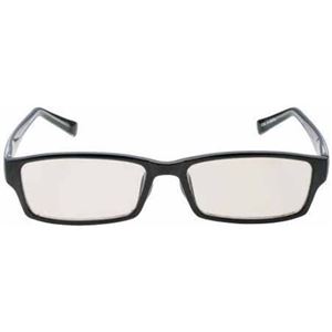 エレコム ブルーライト対策メガネ PC GLASSES ラージスクエアタイプ ブラック/パープル OG-FBLP03BK/PU - 拡大画像