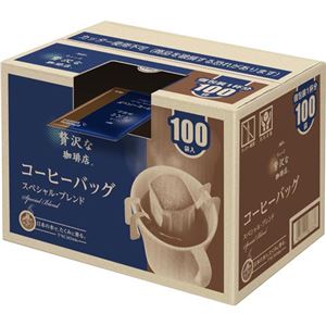 （まとめ買い）マキシム ちょっと贅沢な珈琲店 レギュラー・コーヒー ドリップパック スペシャル・ブレンド 7g×100袋入×6セット