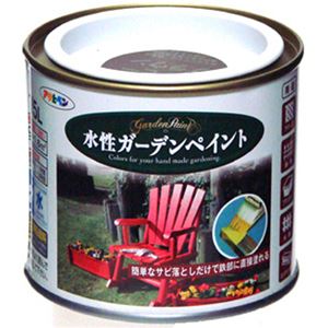 アサヒペン 水性ガーデンペイント コーヒーブラウン 1/5L - 拡大画像