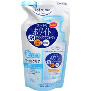 （まとめ買い）ソフティモ ホワイト 泡クレンジングウォッシュ 詰替用 180ml×8セット