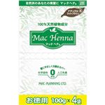 マックヘナ ナチュラルライトブラウン お徳用 4袋入