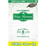 マックヘナ ナチュラルブラウン お徳用 4袋入