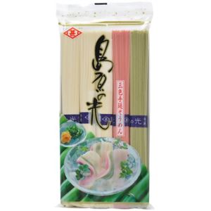 （まとめ買い）ヒシジン 島原の光 三色手延そうめん 250g(5束)×18セット