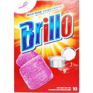 （まとめ買い）Brillo(ブリロ) ソープパッド オリジナル 10個入×8セット - 拡大画像