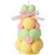 (まとめ買い)kameyama candle house(カメヤマキャンドルハウス) ハートマカロンタワー ミントイエロー×3セット