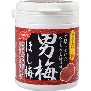 （まとめ買い）【ケース販売】ノーベル 男梅 ほし梅ボトル 56g×4個×4セット