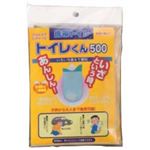 （まとめ買い）携帯トイレ チカ21 逆流防止でスグに固まる トイレくん (500ml)×24セット