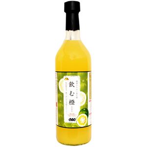 （まとめ買い）柚子屋本店 飲む橙 720ml×15セット