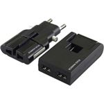 （まとめ買い）デバイスネット USB対応マルチ電源変換アダプター RW99BK-B ブラック×3セット