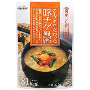 （まとめ買い）テーブルランド スープにこだわった豚チゲ風粥 1人前 220g×10個×2セット