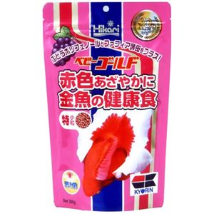 （まとめ買い）金魚のえさ ベビーゴールド・特小粒 (色揚げ用・浮上性) 300g×2セット