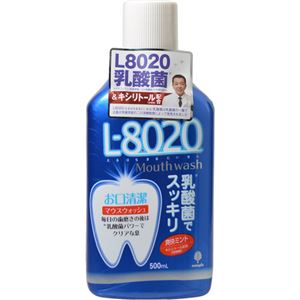 【訳あり・在庫処分】（まとめ買い）クチュッペL-8020 乳酸菌マウスウォッシュ 爽快ミント 500ml×3セット