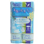 （まとめ買い）英国の紅茶タイム ブルー カモミールフレーバーティーの香り 30m×12ロール ダブル×15セット