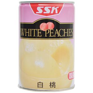 （まとめ買い）SSK 白桃 国産品(JAS) 425g×14セット
