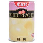 （まとめ買い）SSK 白桃 国産品(JAS) 425g×14セット